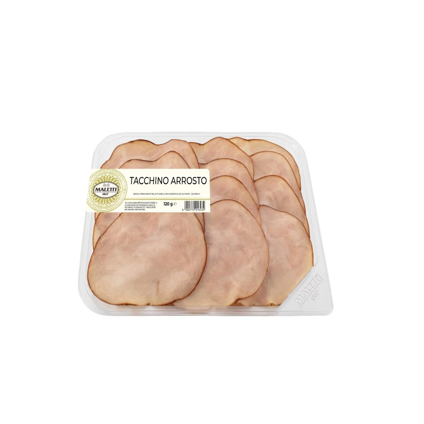 Dinde rôtie en tranches 120g
