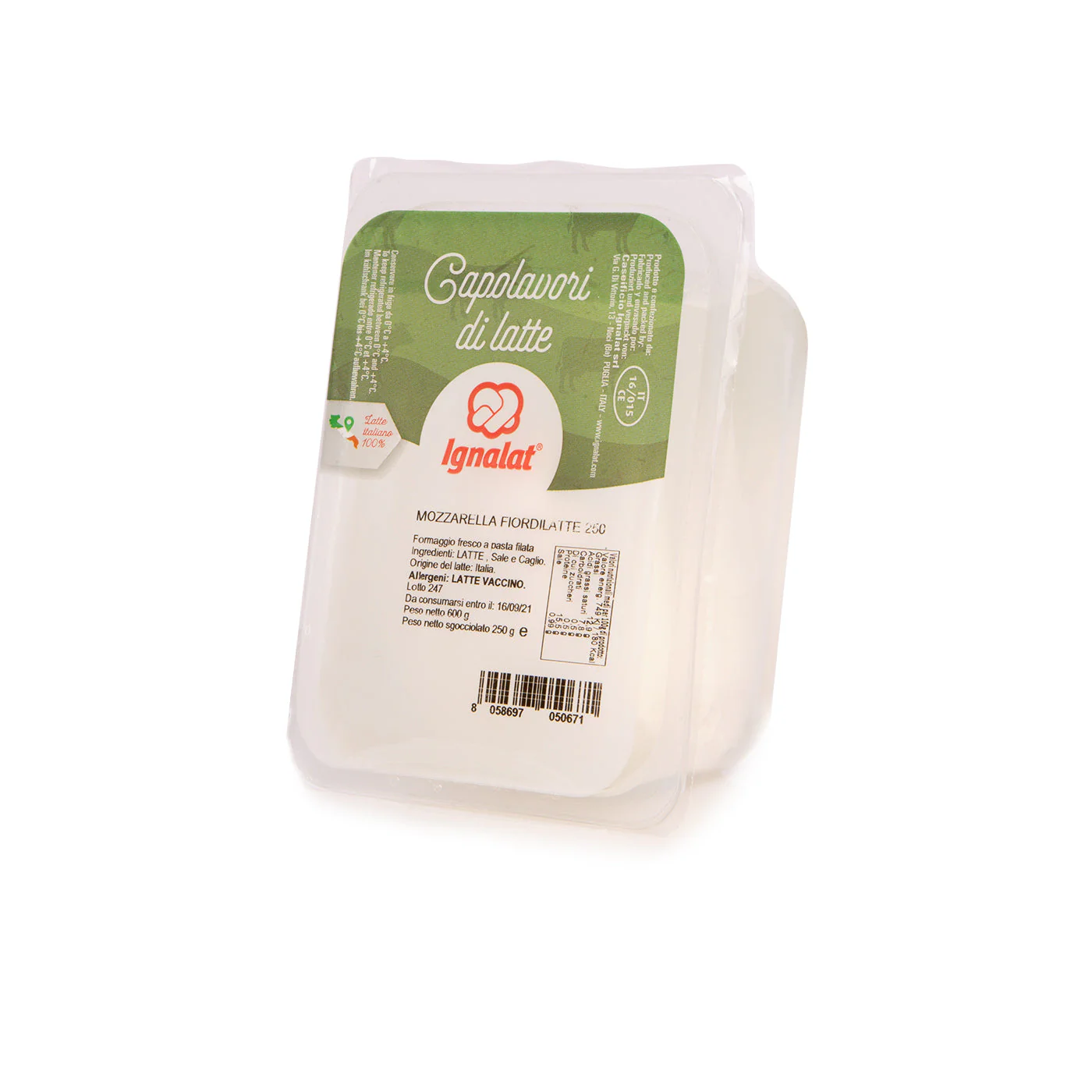 Mozzarella fiordilatte 250g